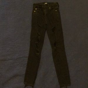 Aero size 000 black jeans